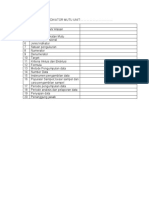 Format Profil Indikator Mutu Unit