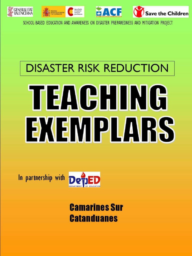 Disaster Risk Reduction Teaching E | PDF