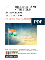 Achievements of India in The Field of Scienve and Technology