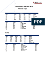 B1 Practice Test 3 Answer Key