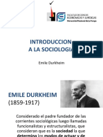 Clase 5- Emile Durkheim