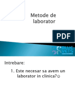 Tehnici Esentiale in Laboratorul Clinic