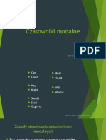 Czasowniki Modalne