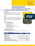 Pintutrafico Acrilica Base Solvente