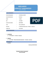 Abelardo Huanuco Samaniego - CV