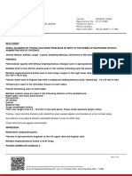 Mediastinal lymphadenopathy and lung fibrosis seen in NCCT chest