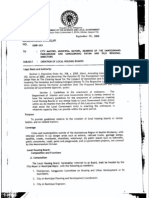 DILG MC2008 - 143 Creation of Local Housing Boards