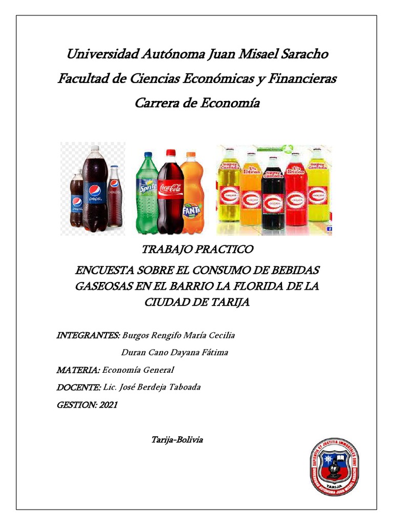 TRABAJO PRACTICO ECONOMIA General | PDF | Refresco