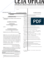 2022 Ley de Reforma Del Decreto Con Rango, Valor y Fuerza de Ley Contra La Corrupción