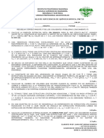 Examen de Química Básica del IPN con problemas de estructura cristalina y propiedades de los materiales