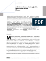 Artigo Salvador Maldonado 'Una Tumba A Donde Llorar' Cuerpo Rituales y Justicia en Torno A La Desaparicion en Mexico