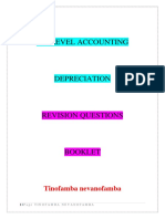 A Level Accounting Depreciation Revision Questions