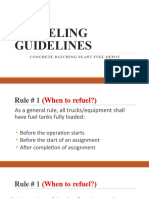 REFUELING GUIDELINES