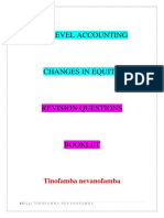 "A" Level Accounting: Changes in Equity
