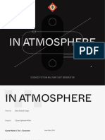 In Atmosphere: Science Fiction Military Unit Generator