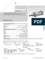 Ø 32 ÷ 125 MM - ISO 15552 Pneumatic Cylinders: Ii 2Gc Iic T5 Ii 2Dc T100°C