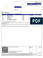 Factura médica por servicios clínicos