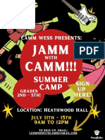 Jamm With Camm Music Summer Camp