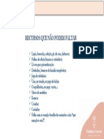 RECURSOS QUE NÃO PODEM FALTAR