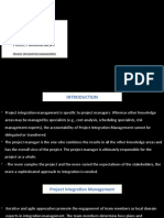 Project Management - Integration Management