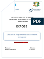 Expose: Gestion Du Risque Et Des Assurances en Entreprise