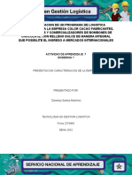 Actividad 7 Evidencia 1 Caracterizacion de La Empresa