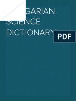 Hungarian-English Science Dictionary
