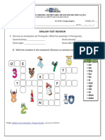 6º - Revisão Avaliação 1º Bimestre