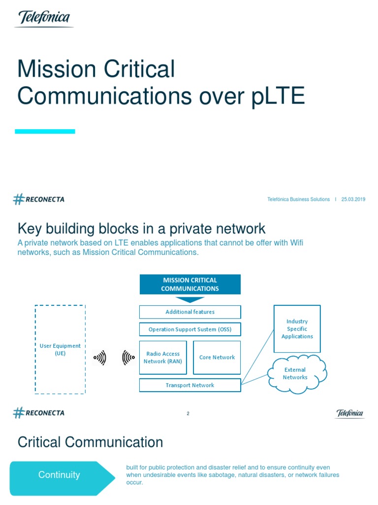 pLTE for Mission Critical Networks | PDF | Lte (Telecommunication ...