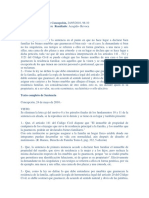FALLO CORTE CONCEPCION Declaracion - de - Bien - Familiar - Sobre - Bienes - Muebles - Que - Guarnecen - El - Inmueble (24 - 05 - 2010)