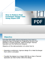 Reduce Heat Exchanger Design Time Using Aspen EDR