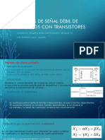 Analisis en Pequeña Señal de Circuitos Con Transistores