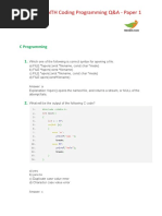 Wipro Elite NTH Coding Paper 1