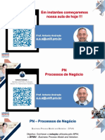 PN - Aula 08 - Business Process Model and Notation - BPMN