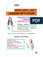 Intermediate Ii Level - Lesson 54