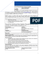 Technical and Financial Project Proposal Template