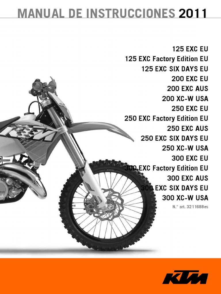 KTM 125 | PDF | Motocicleta | Acelerador