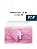 Amor: Essência Da Vida Cristã