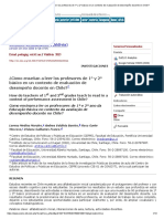 ¿Cómo Enseñan A Leer Los Profesores de 1° y 2° Básico en Un Contexto de Evaluación de Desempeño Docente en Chile