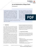 Technical Challenges and Optimization of Biogas Plants