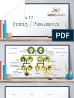 Lesson 12: Family Possessives