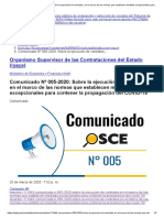 Comunicado Nº 005-2020_ Sobre la ejecución de contratos