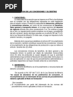 Extinción de Concesiones