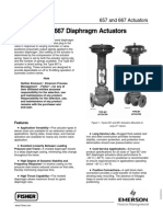 Bulletin Type 657&667 Diaphragm Actuators 2006