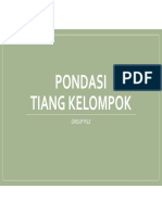 Fondasi Tiang Kelompok