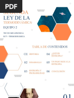 2° Ley de la termodinámica