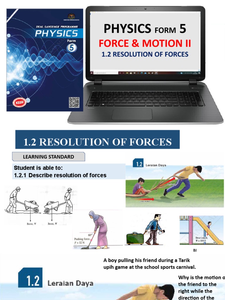Understanding Force Resolution in Physics | PDF | Force | Lawn Mower