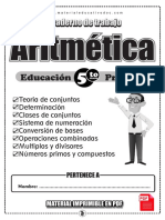 Aritmetica 5º - IPARTE