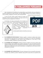 Los primeros hombres nómades del Perú