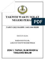 Takwim Waktu Solat 2022